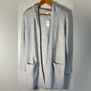 Gap Cardigan Sweater Womens Size S Easy Open Front Long Sleeve Wool Knit NWT